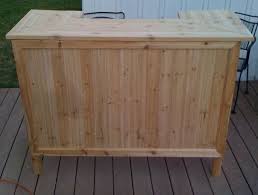 Pin By Kelly Devig On Stuff I Ve Built Outdoor Wooden Bar Backyard Bar Diy Patio
