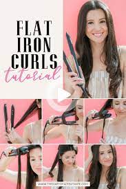 Supsilk flat iron curling iron in one for hair, hair straightener and curler 2 in 1 with ceramic titanium coated twisted plates lcd display adjustable temp for straight curly beach wavy hair styling. Easy Soft Flat Iron Curls Tutorial The Best Flat Iron For Thick Hair Thick Hair Styles Flat Iron Curls Tutorial Curls For Long Hair Curls For Long Hair Curl