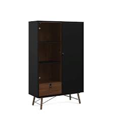 Tvilum austin 8 drawer double dresser, oak structure/white high gloss. Tvilum Ry Vitrine 86008gmdj 1 Lage 1 Glaslage 1 Skuffe