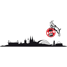 Das brandneue heimtrikot vom 1. 1 Fc Koln Wandtattoo Skyline Dreiteilig Kaufland De