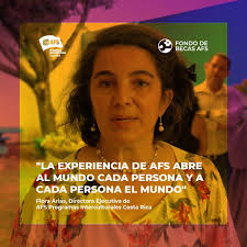 🌍✨ "La experiencia de AFS abre al mundo cada persona y a cada persona el  mundo". Floria Arias, Directora Ejecutiva de AFS Costa Rica, comparte estas  palabras llenas de motivación para los quince ...