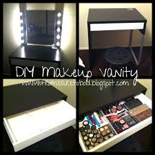From Bare To Bold Diy Makeup Vanity On A Budget Diy Makeup Vanity Diy Vanity Mirror Diy Vanity