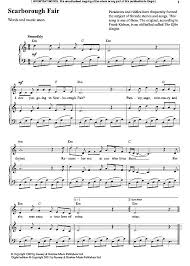 Scarborough Fair Klick Auf Die Noten Um Reinzuhoren Klaviernoten Anfanger Klavierspielen Lernen Noten