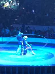 An animal keeper from the big tent also helped with its return. Says Me Says Mom Saturday Special Garden Bros Circus