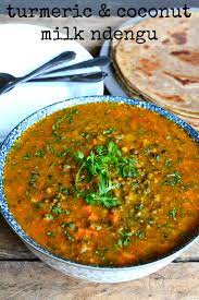 Stir for one minute and add 16 cups of water, bring to boil. Turmeric Coconut Milk Ndengu African Food Vegitarian Recipes Kenyan Food