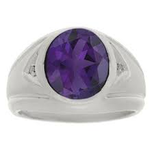View all men's rings ; Amethyst Ring Men S Diamond And Amethyst White Gold Ring Gemologica A Fine Online Jewelry Store