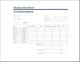 Daily Task List Template Word Beautiful Weekly Time Sheet with Task ...