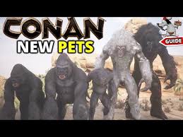Conan Exiles New Pets Outdated New Vid Link In Comments Lion And Mammoth Too By Jade Pg