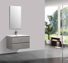 The cabinet guy put in 24 deep cabinets rather then the standard 21 depth. Single Bathroom Vanities