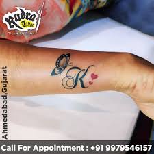 The best selection of royalty free k and a letter tattoo vector art, graphics and stock illustrations. Butterfly With Letter K Tattoo Designs Wrist Shiva Tattoo Design Tattoos