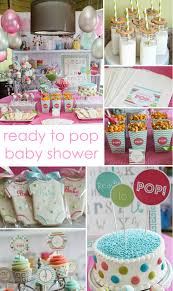 Party Reveal Ready To Pop Baby Shower Pop Baby Showers Baby Shower Inspiration Baby Shower