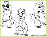 coloriages du film alvin et les chipmunks a imprimer colorier coloriage lapin de paques oiseaux emu