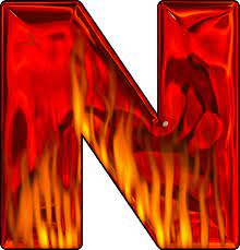Presentation Alphabets Hot Letter N Alphabet Gryffindor Decor Lettering