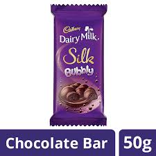 Download millions of videos online. Cadbury Dairy Milk Silk Bubbly Chocolate Bar 50 G Amazon In Grocery Gourmet Foods