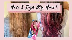 How I Dye My Hair Pink Schwarzkopf Live Chasing Ruby Chat Youtube