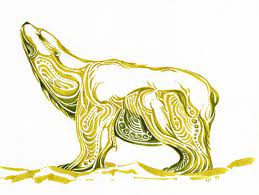 Are there any native american polar bear stories? Polar Bear Tells A Storyalaskan Native By Salmonberrythoughts Polar Bear Art Bear Art Native Drawings
