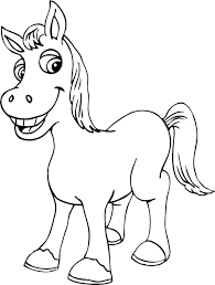 Disegno Di Piccolo Cavallo Da Colorare Per Bambini Gratis Az Colorare Disegni Disegni Di Cavalli Disegni Da Colorare
