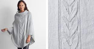 Are you looking for a sweater pattern as simple as the perfect knit cardigan, one that goes with all your clothes? Beautiful Batwing Knitted Swoncho Free Knitting Pattern