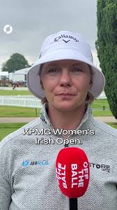 🗣️ "I had a bit of a brain fart in the middle!" 🗣️ "Any day you shoot  under par it's a good day." Madelene Sagstrom is feeling positive after a  flying start to the KPMG Women's Irish Open 💪