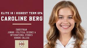 Extremely proud of Caroline Berg👏🏻 #TheCollege🐎🌴