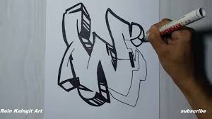 Check spelling or type a new query. Menggambar Grafiti Huruf W Youtube