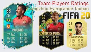 He can push any attackers in this stage of fifa easily. Guangzhou Evergrande Taobao Fifa 20 Team Players Ratings