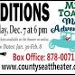 County Seat Theater announces Auditions for Mr... event in Cloquet, MN