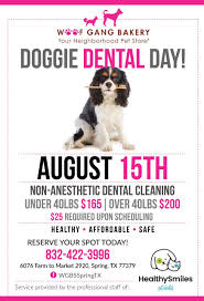Maybe you would like to learn more about one of these? It S A Great Deal Get Your Pups Teeth Cleaned Anesthetic Free By Certified Dental Technicians Wgb Spring Texas Dental Cleaning Dental Dental Technician