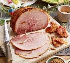 Glazed roast ham with cloves,sparkling wine and. Christmas Ham Recipes Bbc Good Food