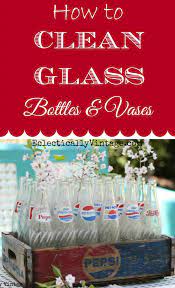 Vinegar vinegar is a very effective solvent, and adding it to your cleaning regime will add a sparkle to your vases and. How To Clean Glass Bottles And Vases So They Sparkle