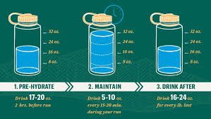 For instance, if you weigh 150 lbs, then you should have to intake at least 75 ounces of water per day (that approximately indicates 4 and a half 16.9 oz (absopure water bottles). Arhompikpslwrm