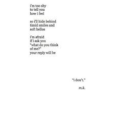 What Do You Think Of Me Short Poems Short Quotes Told You So