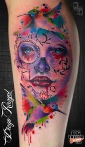 Free psd mockups templates for packaging magazine, book, stationery, apparel, device, mobile, editorial, packaging, business cards, ipad, macbook, glassware Watercolor Feminine Sugar Skull Tattoo Novocom Top