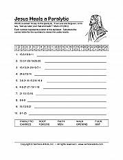 We hope and pray that this message speaks to you this week. Jesus Heals A Paralytic 1 Coloring Page Sermons4kid