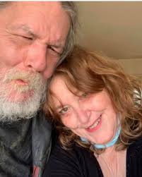 Here's the last photo of Paul and me together when he was living in his  housing initiatives home. We had some fun and happy visits during that time.