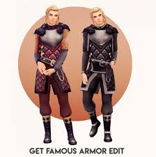 Though the sims 4 gives you plenty of freedom to do what you want, you can greatly enhance your experience with mods. Get Famous Armor De Llama D An Edit By Valhallan A Simple Edit Of The Medieval Armor That Came With Get Famo Sims 4 Mods Clothes Sims 4 Clothing Sims Medieval