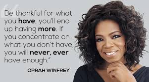 We have collected all of them and made stunning oprah winfrey. Oprah Winfrey Thankful Quote