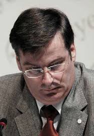 Richard Pott während einer Pressekonferenz der Bayer AG in