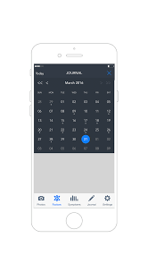 Track up to 5 symptoms at a time in seconds per day. Symple Symptom Journal And Health Diary