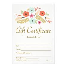 Editable Birthday Gift Certificate Template Free Flower Bouquet Gift Certificate Zazzle Com Photography Gift Certificate Photography Gift Certificate Template Free Gift Certificate Template