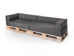 Dies war ein aktuelles projekt für einen freund meines bruders. Outdoor Paletti 3 Sitzer Sofa Europaletten Natur Mit Wasserfesten Polstern