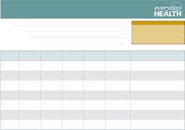 weekly blood glucose monitoring chart free download