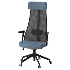 Jarvfjallet Office Chair With Armrests Gunnared Blue Black Ikea Swivel Chair Beach Chair Umbrella Living Room Chairs Modern