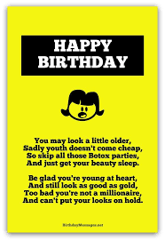 Funny Birthday Poems Funny Birthday Messages Funny Birthday Poems Birthday Poems Funny Birthday Message