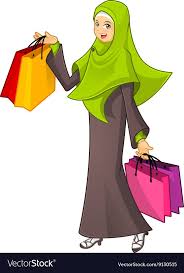 Gambar kartun muslimah bercadar 1 keluarga. High Quality Muslim Woman Holding A Shopping Bag Wearing Green Veil Cartoon Character Vector Illustration Download A Free Pre Muslim Women Muslim Muslim Girls