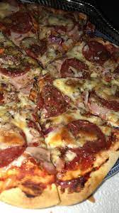 Homemade Pepperoni Pizza Ide Makanan Makanan Dan Minuman Makan Malam