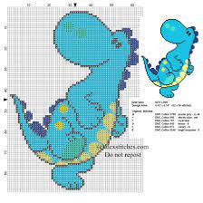 Stitch count is 83 x 91. Animal Cross Stitch Digital Download Cute Dino 8 Cross Stitch Pattern Pdf Dinosaurs Cross Stitch Counted Cross Stitch Design Fiber Arts Art Collectibles