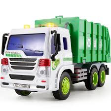 Camion poubelle avec son et lumière