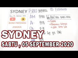 Bocoran Bom Prediksi Angka Sydney Sdyhariini 05 September 2020 Wajib Jp Paus Youtube