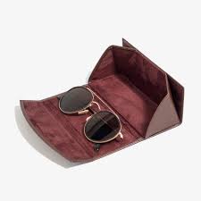 collapsible glasses case brown leather hook albert leather glasses case glasses case leather